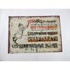Vintage Soviet USSR Retro Metal Tin Sign Wall Art Home Bar Decor