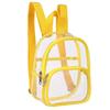 Pvc Transparent Backpack  Simple Lightweight Backpack Cute Mini Clear Bags Waterproof Travel Schoolbag Sports Bags