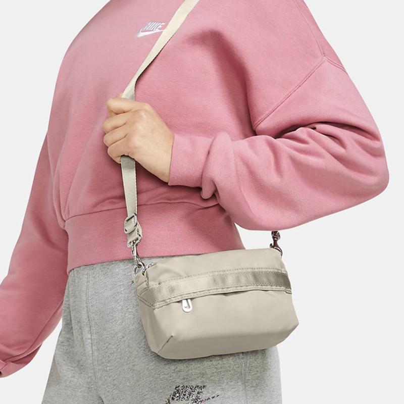 Nike Polyester Camera Bag Shoulder Bag Crossbody Bag Regular Unisex Light Bone Casual CW9304-230 Casual CW9304-230