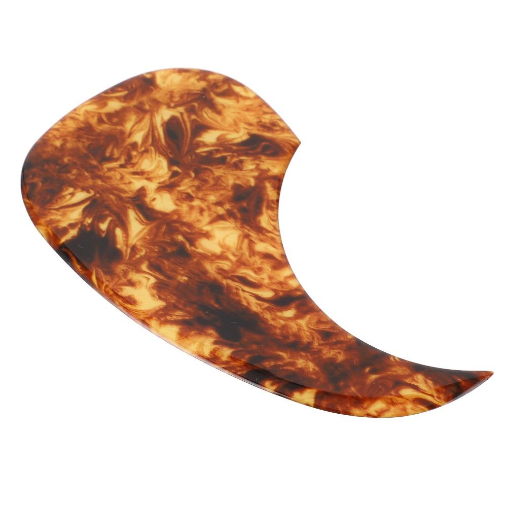 Amber Color Acoustic Guitar Cover 2-2.5mm Thickened Folk Scratch Plate For Acoustic Guitar