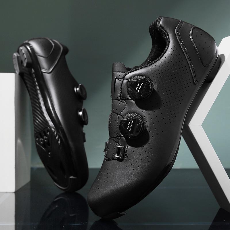 2022 Cross-Strap Lock Road Cycling Shoes with Hard Sole for Mountain Biking and Racing