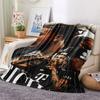 Michael Olise Printed Flannel Blanket, soft throw for bedroom sofa, washable,soccer fan merchandise, great gift.