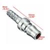 4PCS Quick Release Air Hose Fittings Coupler 8mm Compressor SH20+PH20 Spring Loaded Couplings Air Compressor For RV Motorhome