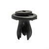 50 Pcs Push Pin Clips Parts Car Mouldings Trim 6mm Hole Dia Plastic Rivets