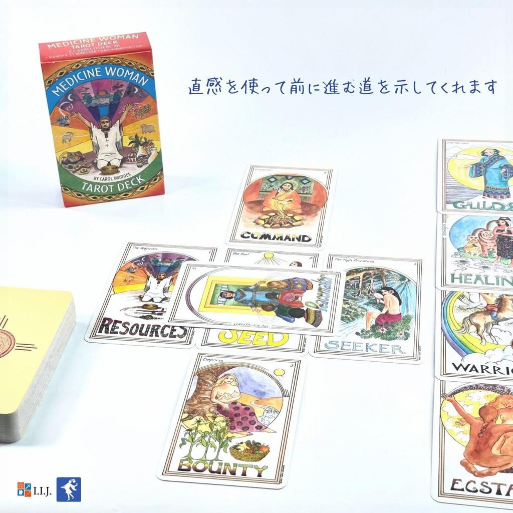 Tarot Cards 78 Cards Tarot Fortune Telling Woman Tarot Japanese Instruction Manual Included I.I.J [Medicine Deck] [Genuine Product]