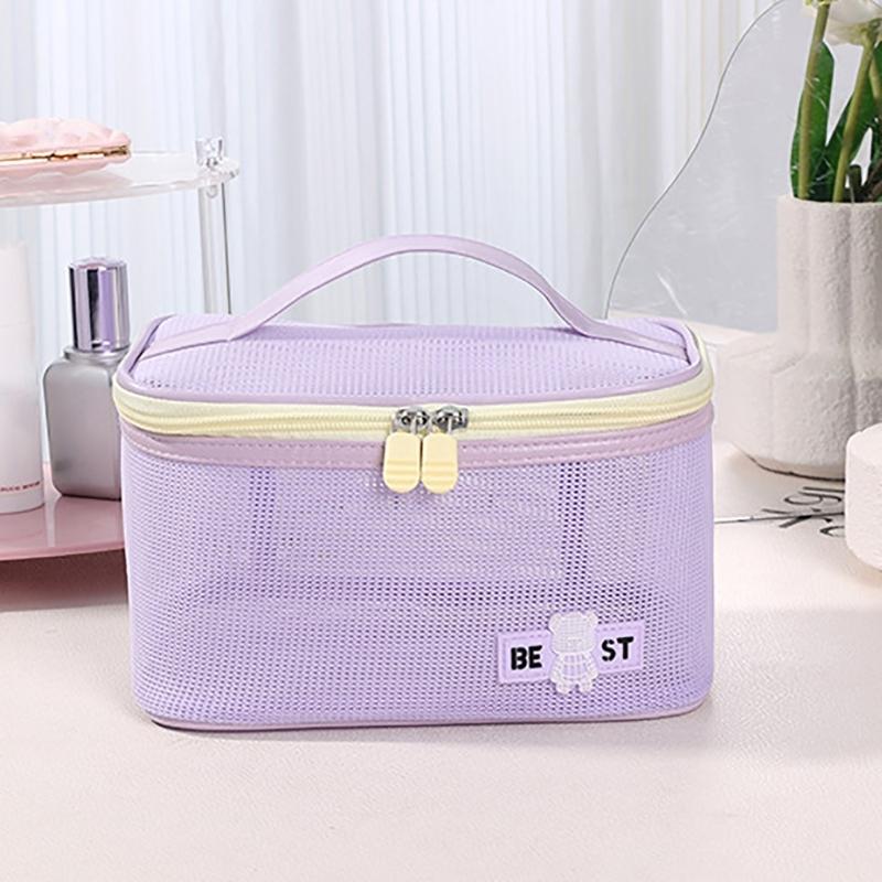 Kosmetiktasche Reise-Make-up-Tasche Große Kapazität Kosmetikbeutel Kulturtasche mit Griff Make-up-Organizer-Tasche für Damen