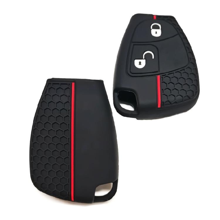 Remote Key Cover Protective Shell Soft Fob Protector Cover Car Key Case for B200 S350 E280 Full Protection Key Fob Case