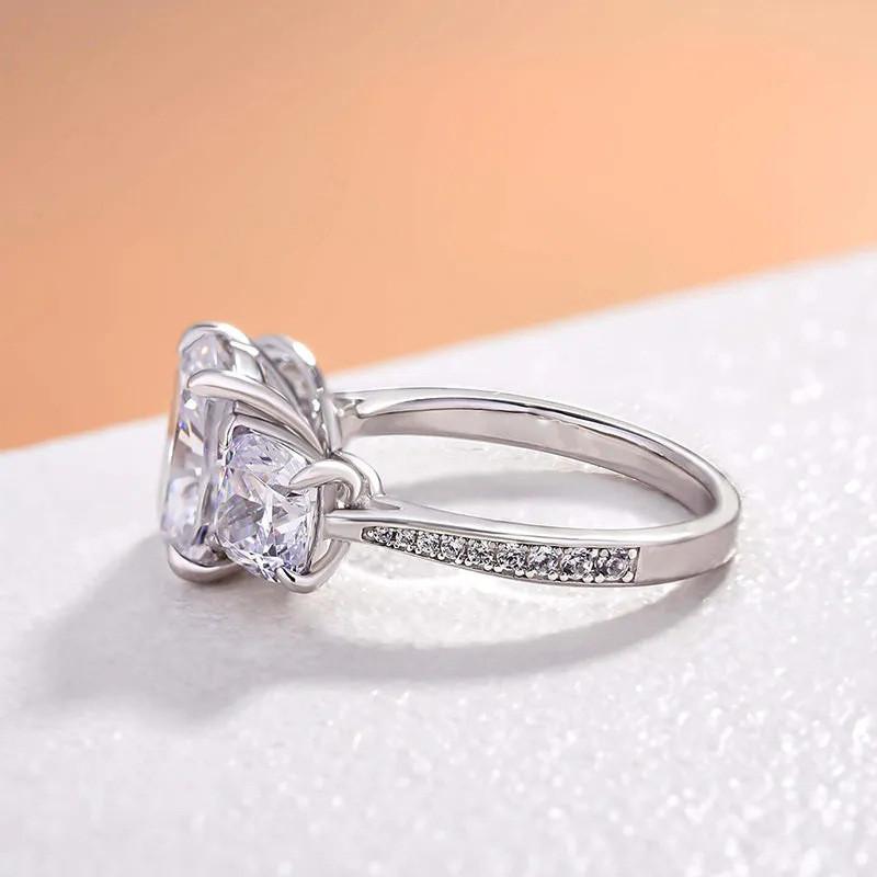CopperCrystal Cubic Zircon Luxury Women Rings Simple Fashion Design Wedding Band Accessories