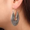 SUMENG 2024 New Vintage Ethnic Hollow Flower Gypsy Dangle Trible Drop Earring for Women Indian Fashion Jewelry Gifts