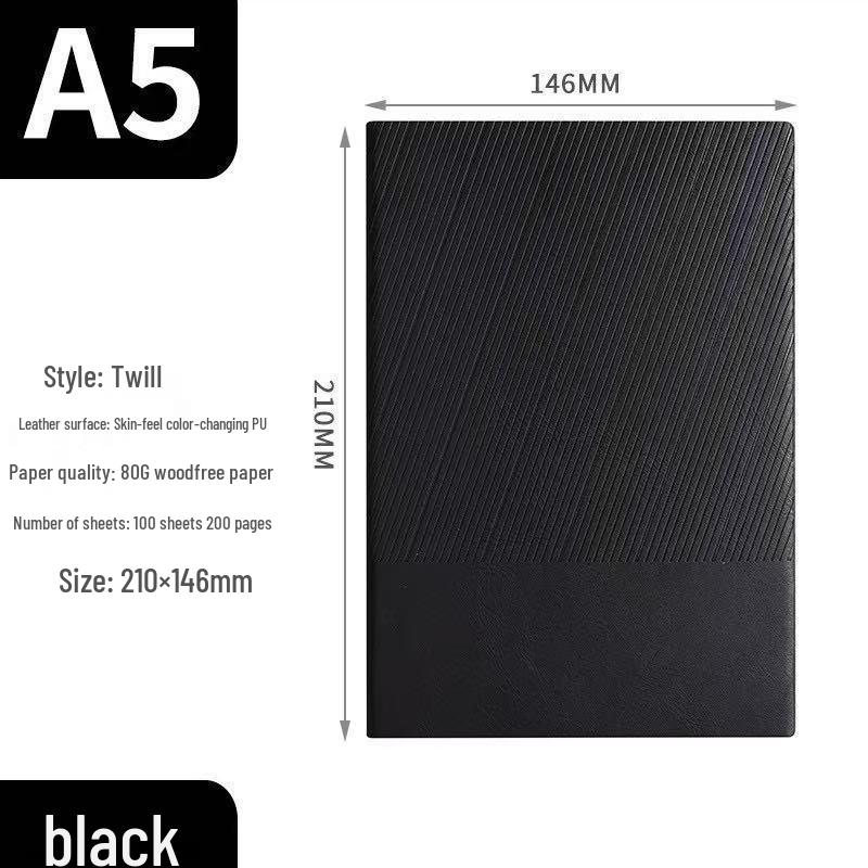 Customizable A5 Leather Notebook Gift Set with Logo A5
