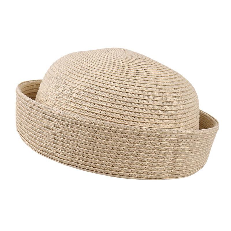 Classic Straw Sun Hat With Breathable Material For Summer Casual Wear