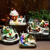 Musikalische Weihnachts-Licht-Drehzug-Ornamente Figuren-Set