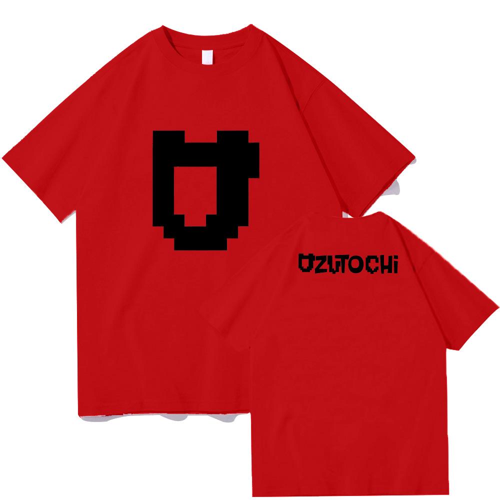 

OZUTOCHI Logo T-Shirt Rapper Ozuna Merch T Shirts Men s Women Fashion Retro O-Neck High Quality Tee Casual Male Cotton Loose Top XS красный