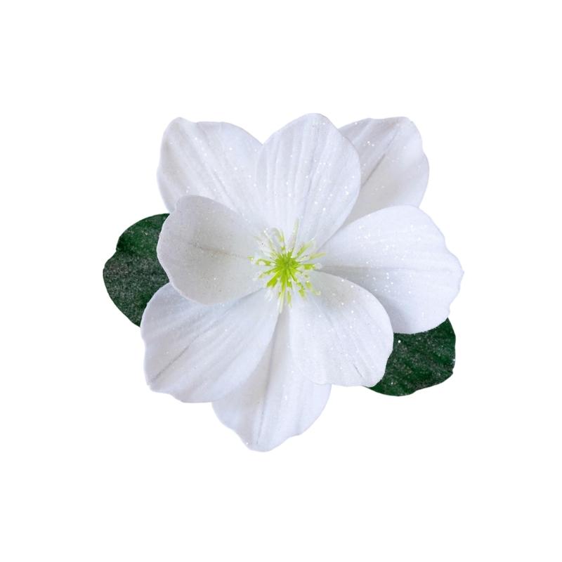 

Christmas Tree Decoration False Flower Artificial Christmas Flower for Wreath Home Holiday Party Decoration белый
