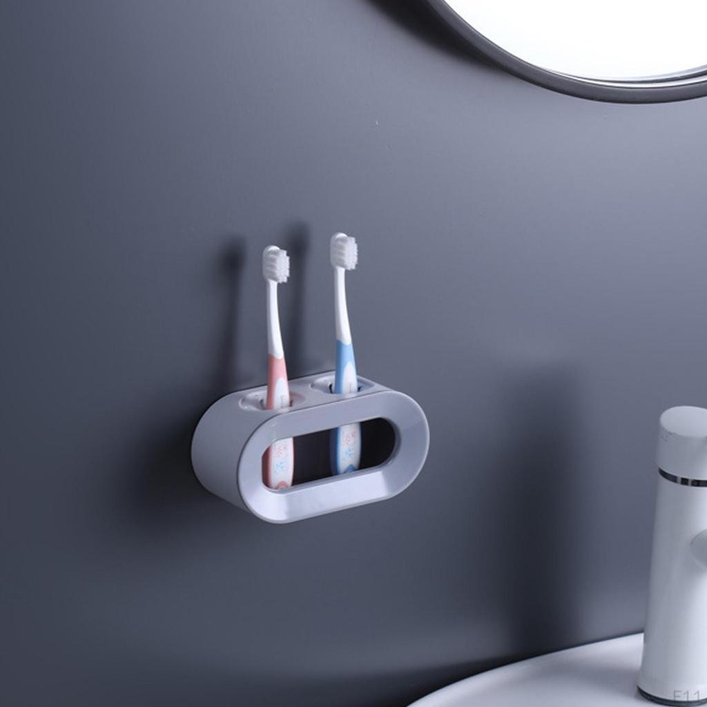 Double Hole Toothbrush Holder Punch Electric Rack, Body Base Stander