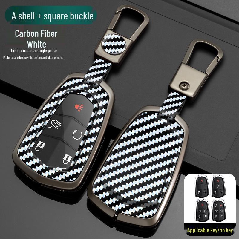 Premium Key Case for Cadillac XTS, SLS, Seville, CTS, SRX, Escalade, ATS - Men's Luxury Accessory