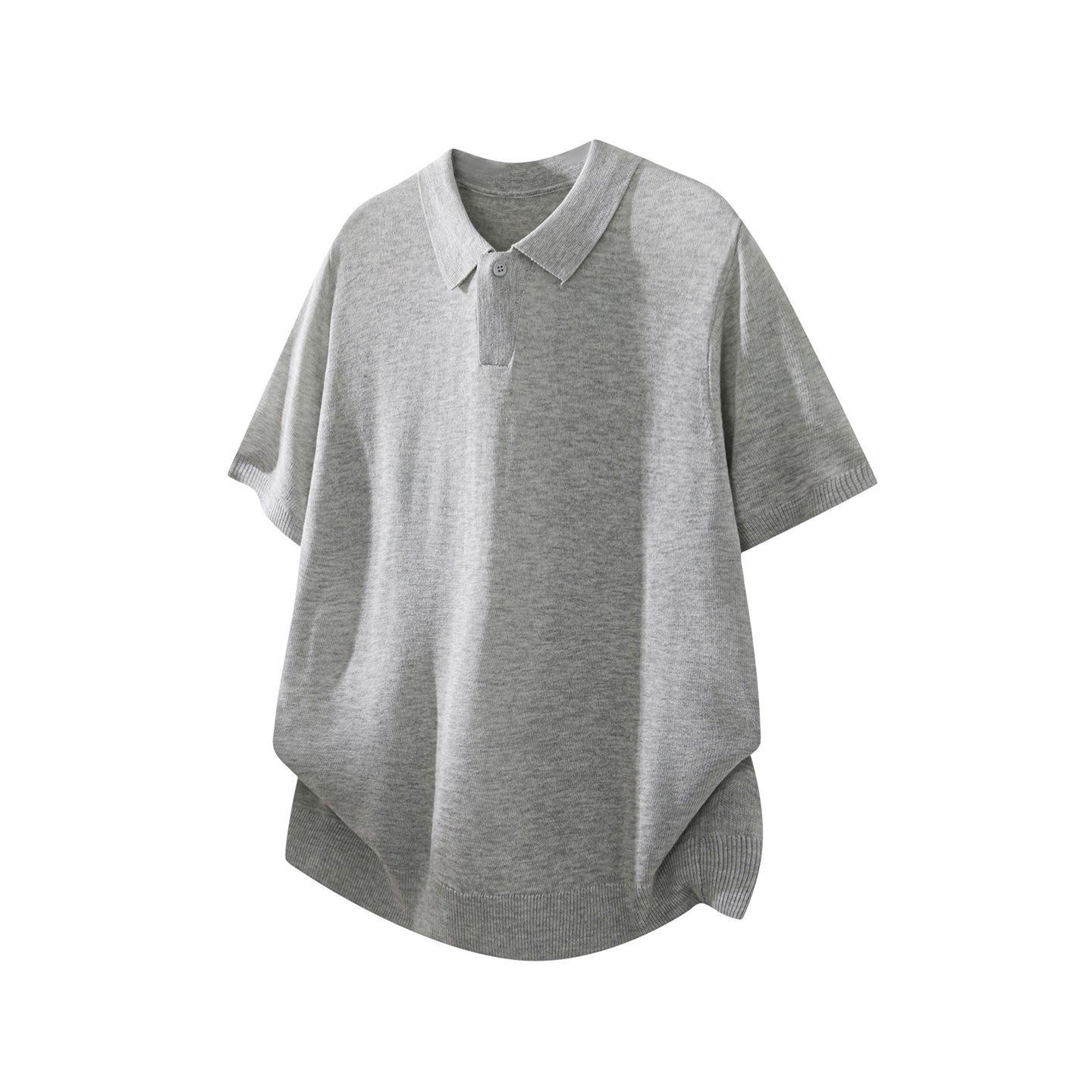 2026 Japanese Style Men s Knit Short Sleeve Summer Top - Loose Fit, Trendy and Versatile. 3XL
