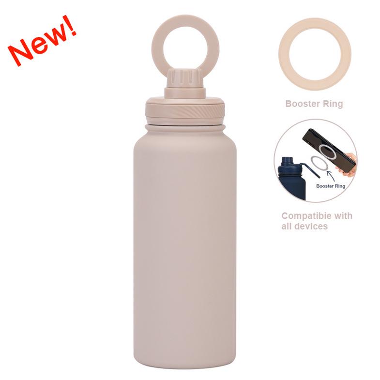 Magnetic Lid Sports Water Bottle