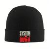 SOAD Heavy Metalová Kapela Pletená Čepice Zimní Čepice Teplá Nový Systém Down Čepice pro Unisex Ženy Dárky