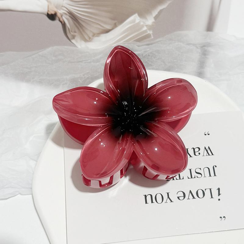 Fashion Vintage Hair Clip Bohemian Beach Vacation Flower Hair Claw for Women Floral Girl Hair Accessories