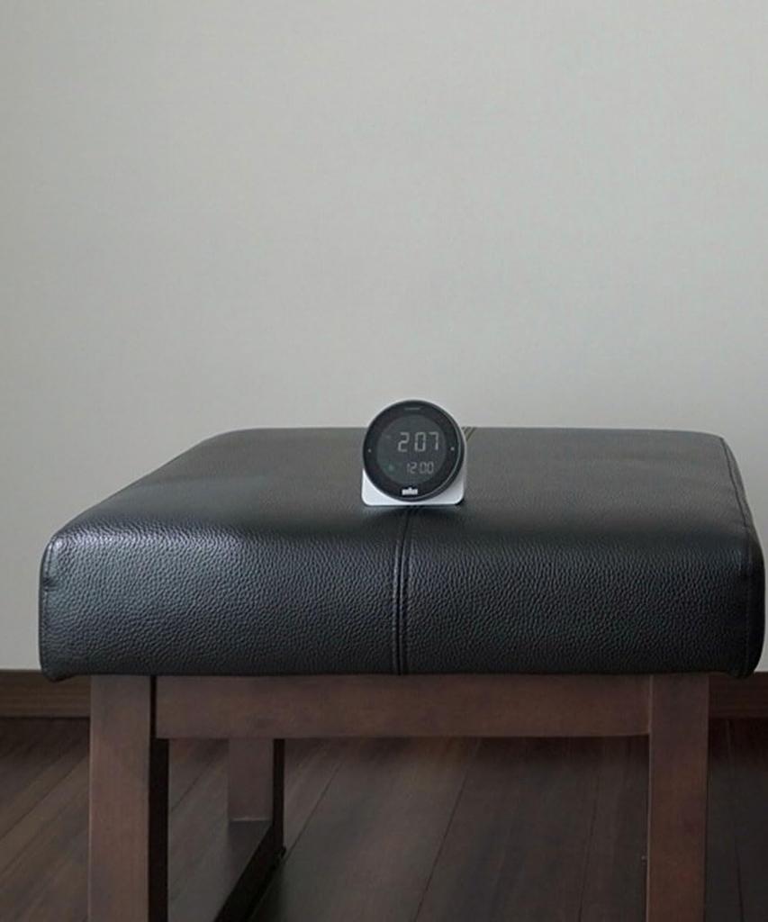 BRAUN Digital Table Clock BC24W White