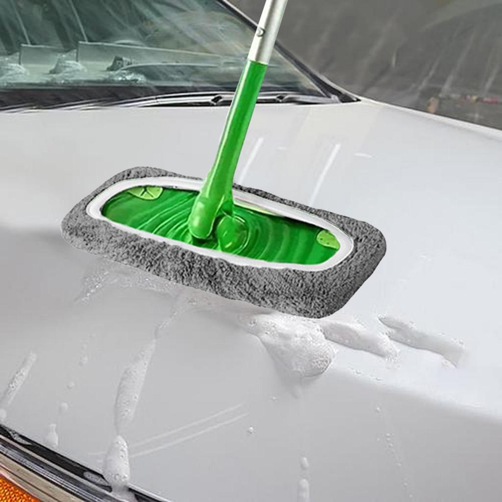 1pc Microfiber Mop Cloth Dry Cleaning Cloths Reusable Microfiber Mop Pads Green Furniture Flooring Mop Washable Rag Towel