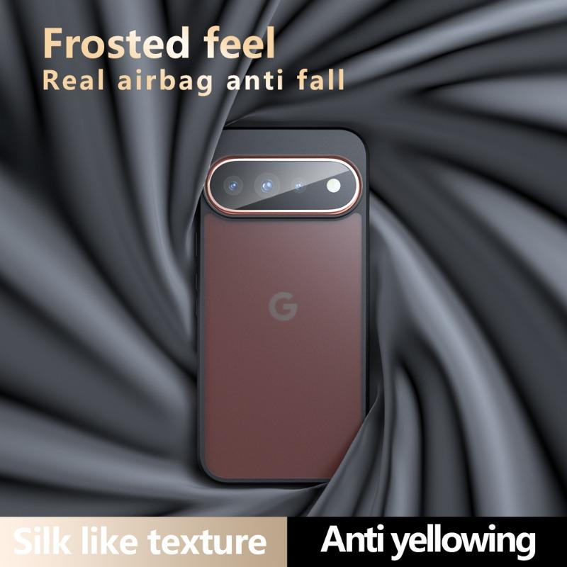 Acrylic Transparent Hard Case for Google Pixel 11 Pro 11Pro XL  PC Shockproof Shell TPU Soft Edge Frosted Anti-Scratch Cover
