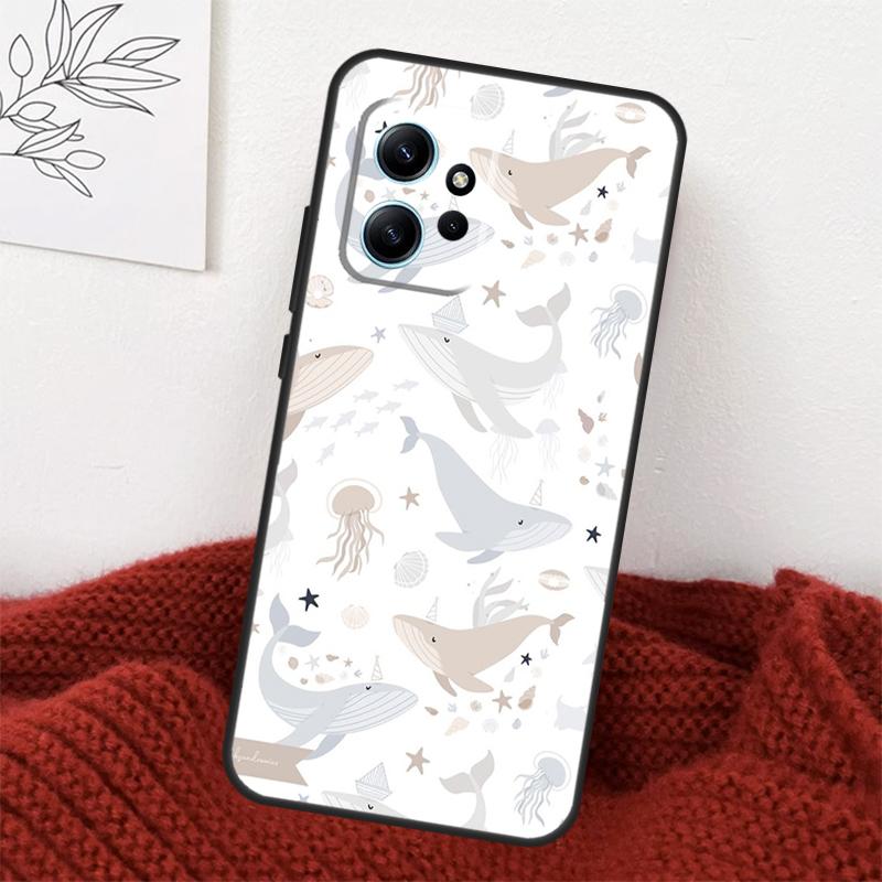

Baby Whale Case For Xiaomi Redmi Note 14 13 10 11 12 15 Pro Plus Cover For Redmi 15 14C 12C 10C 13C 15C Redmi 12C
