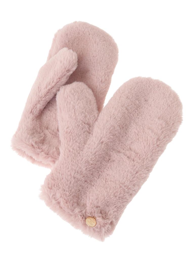de Apparel Corded Fur Mittens for Ivory [Maison Fleur] Women,