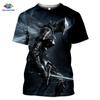 Yaz Erkek T-Shirt Moda 3D Baskı T Shirt Oyun Kadın Rahat Sokak Şıklığı Serin Spor Üst