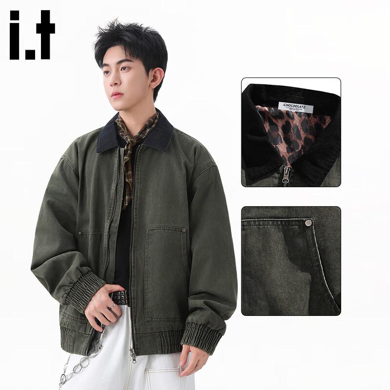 CHOCOOLATEit Men s Pure Cotton Lapel Workwear Jacket 6XL