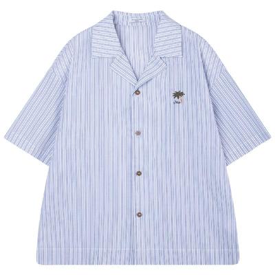 Kids' Cotton Striped Short-Sleeve Resort Shirt