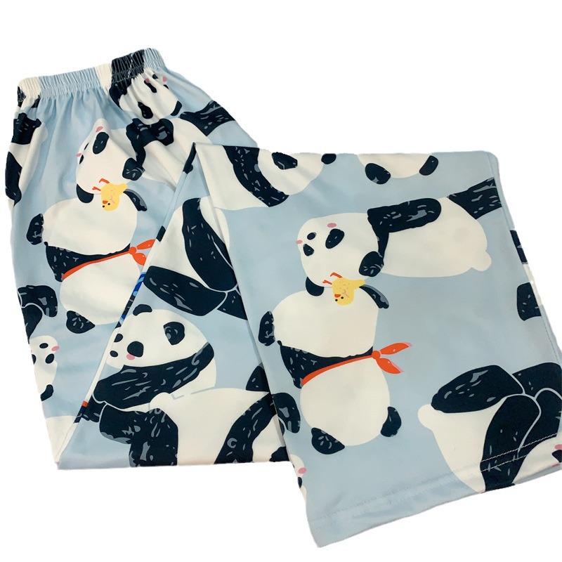 Women's Loose Cartoon Pajama Pants - Spring/Autumn Korean Style for Home or Outdoor Wear