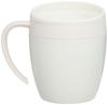 Wahei Freiz Mug, 280ml, Pink, with Lid, Insulates for Hot and Cold Drinks, Office Mug, Fortec House RH-1287