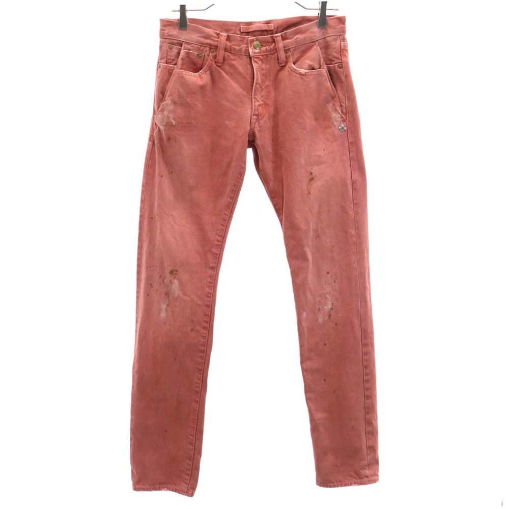 

MIHARA YASUHIRO сделано в Японии Узкие джинсы S Розовые Мужские Б/У