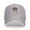 Cute Brown And White Puppy Dog Face Baseball Cap Adjustable Outdoor Casual Curved Brim Hat