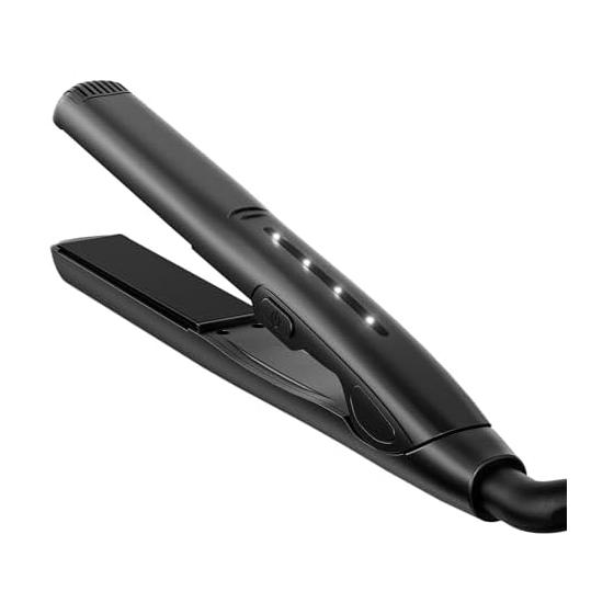 Straight Iron Hair Iron Plate 25mm [Prevents instantaneous moisture evaporation, improves hair quality, damage-free, 3D cushion plate] 2-way