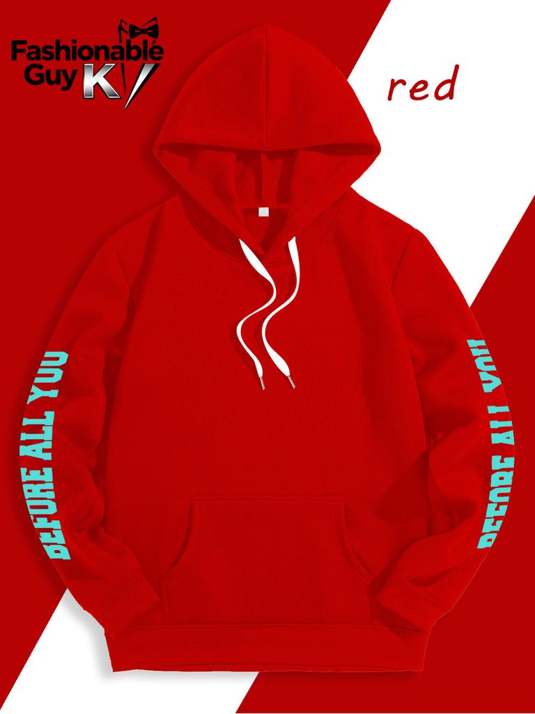 Gen X Totenkopf Knochen Rock Geste Print Herren Hip Hop Sportlicher Hoodie, Seiten Vertikaler Buchstaben Slogan Rückendesign, Locker Punk Street Sweatshirt