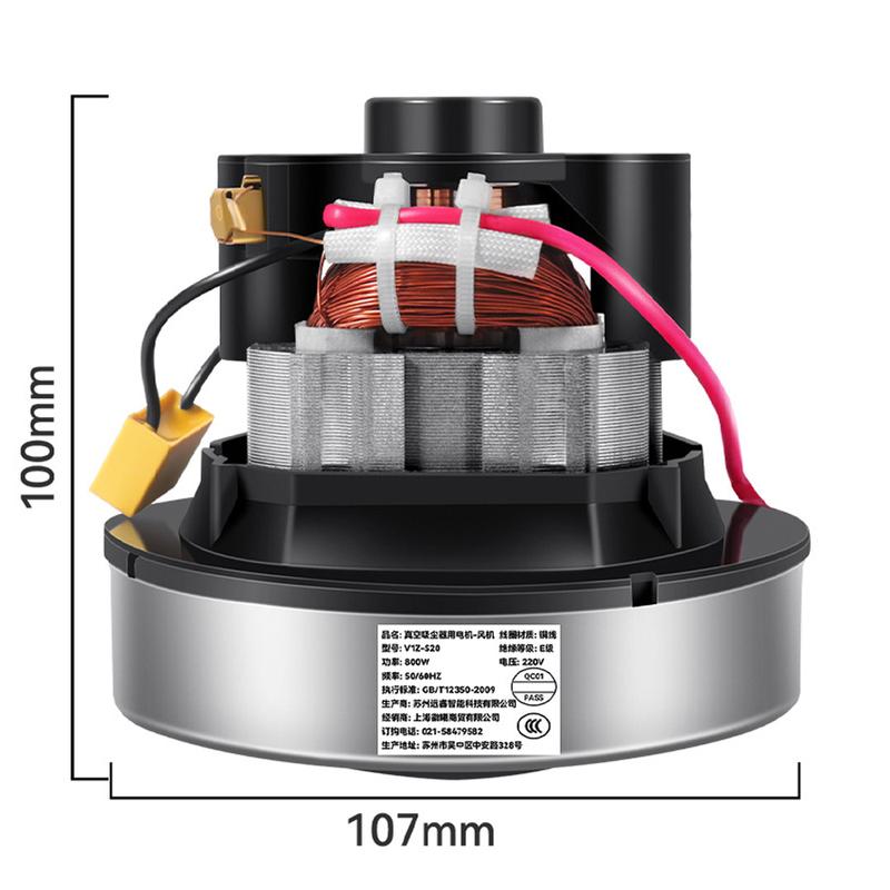 Micro Motor 800W High Power Low Noise Vacuum Cleaner Fan Motor 50/60Hz 220V Copper Coil for Midea Chunhua