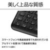 Casio Stylish Calculator Black 12 Digits Just Type JF-S200-BK-N