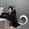 Plush Dog Ear Headband Cosplay Accessory Anime Conventions Cute Animal Ears Hairband Soft Furry Costume Prop