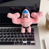 Creative Cartoon Plush Keychain For Gym Bags With Pp Cotton Filling