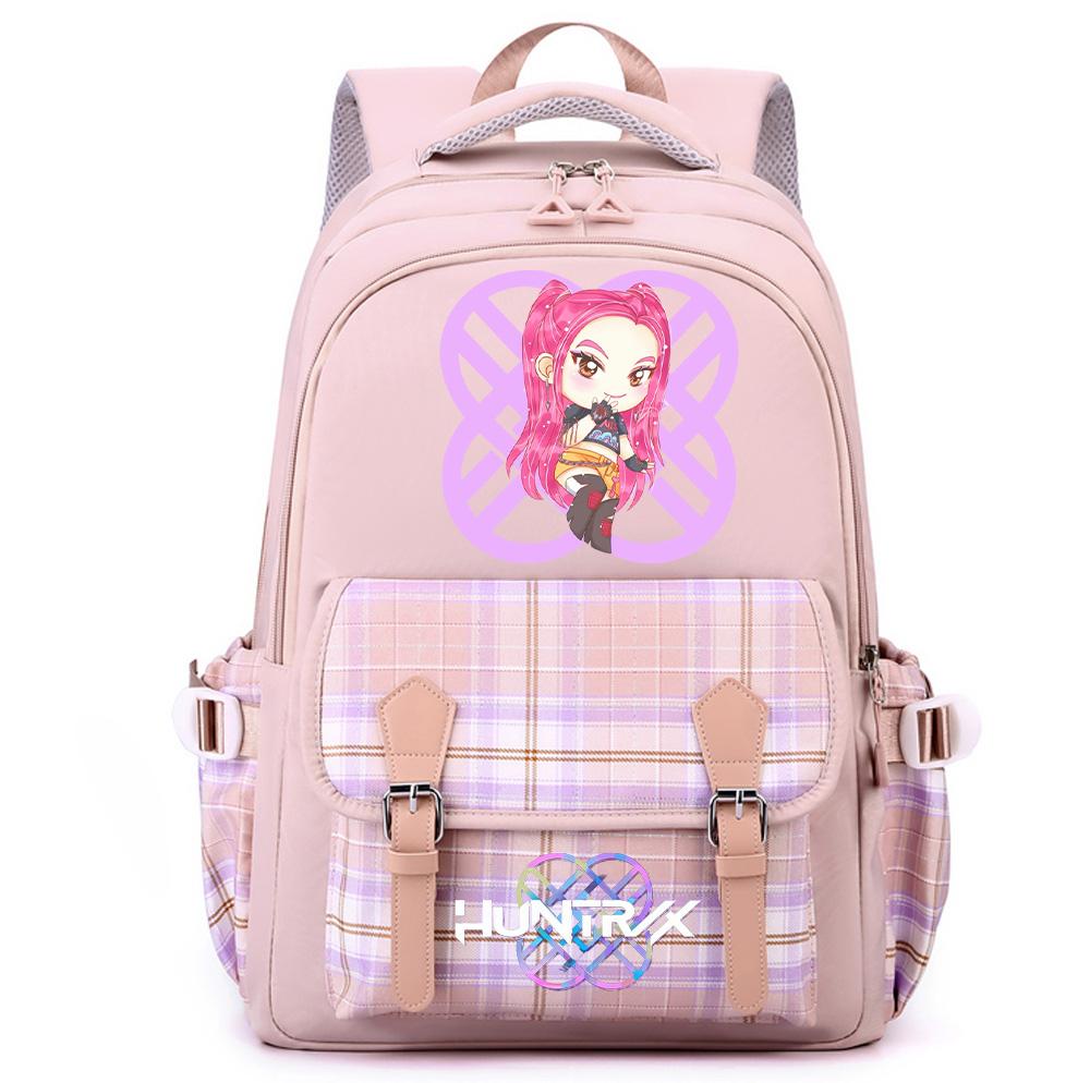 Anime K-Pop Printed Large Capacity Backpack for Teenger Student Girl Boy Schoolbag Bookbag Women Large Capacity Waterproof Travel Bag Kid Gift