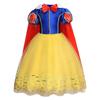 Snow White Halloween Cape & Bow Cosplay Costume - Cute Princess Party Dress