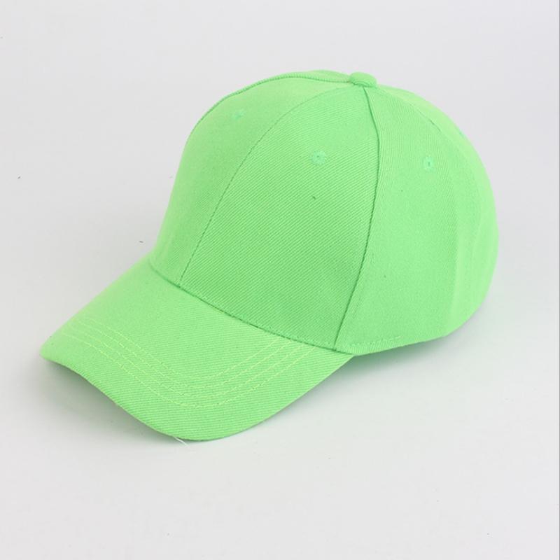 Verstellbare einfarbige Schattierung Hip Hop Unisex Baseballkappe Sonnenschutz Frühling Sommer Outdoor Herren Papa Hut Snapback
