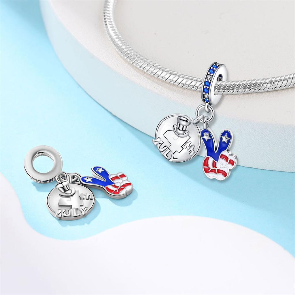 Charm Beads DIY Jewelry Accessories Bracelet Copper Plating