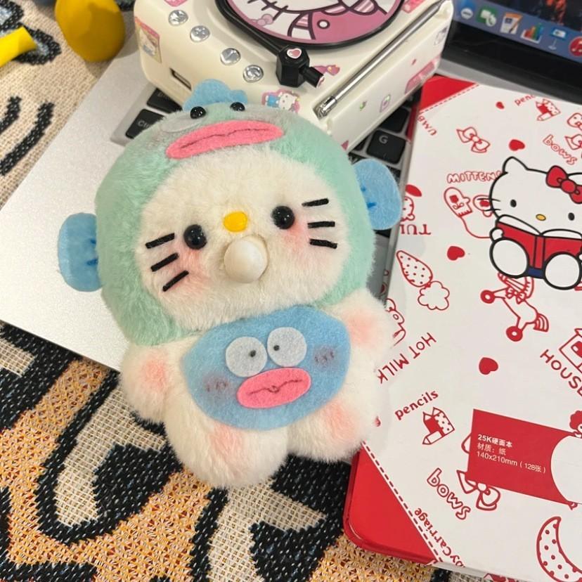 Hello Kitty Plush Keychain With Metal Clasp And Gift For Collectors