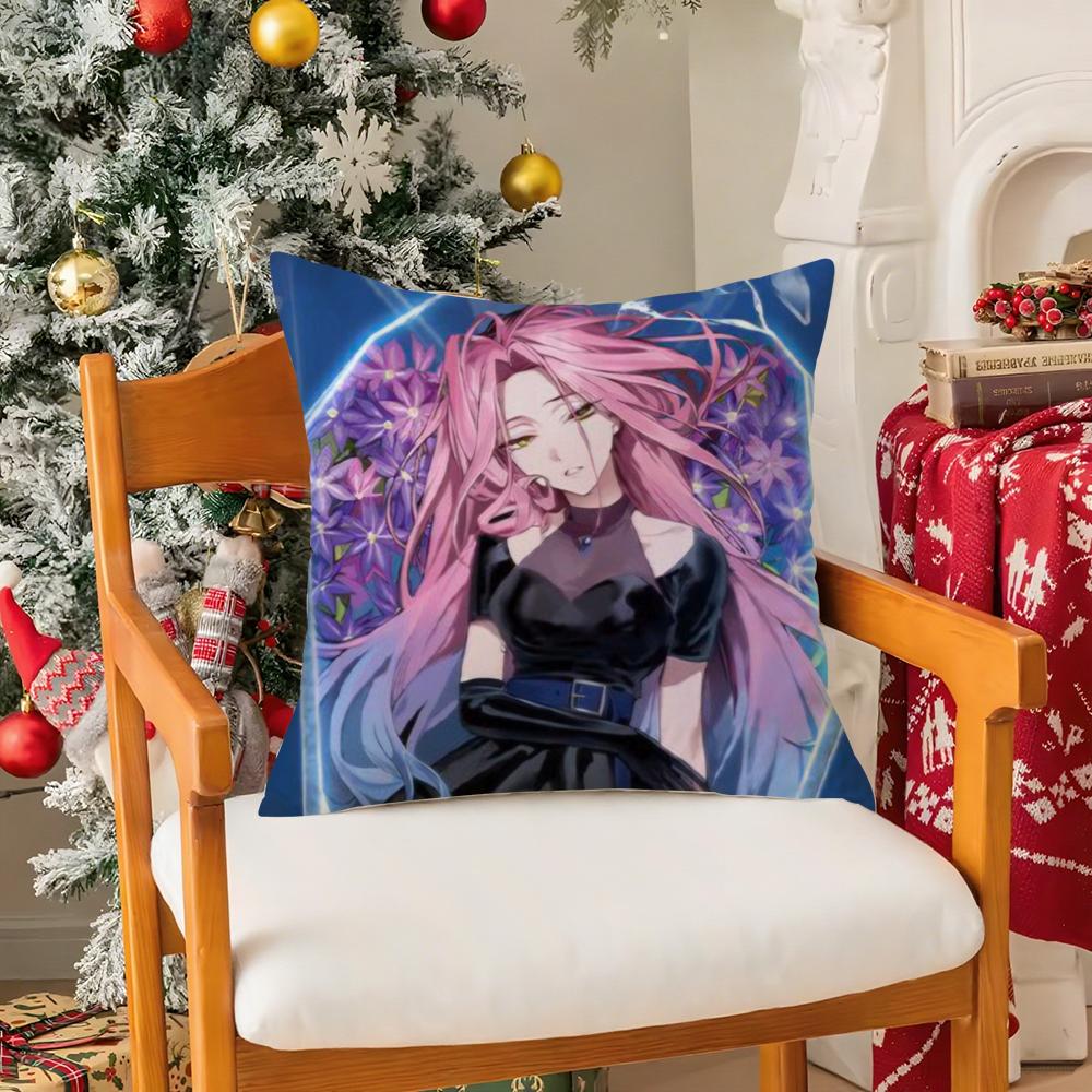 Handsome Boy AAlien Stage Comic Pillow Case Silky Short Plush With Invisible Zipper Dustproof Sofa Cushion Cover