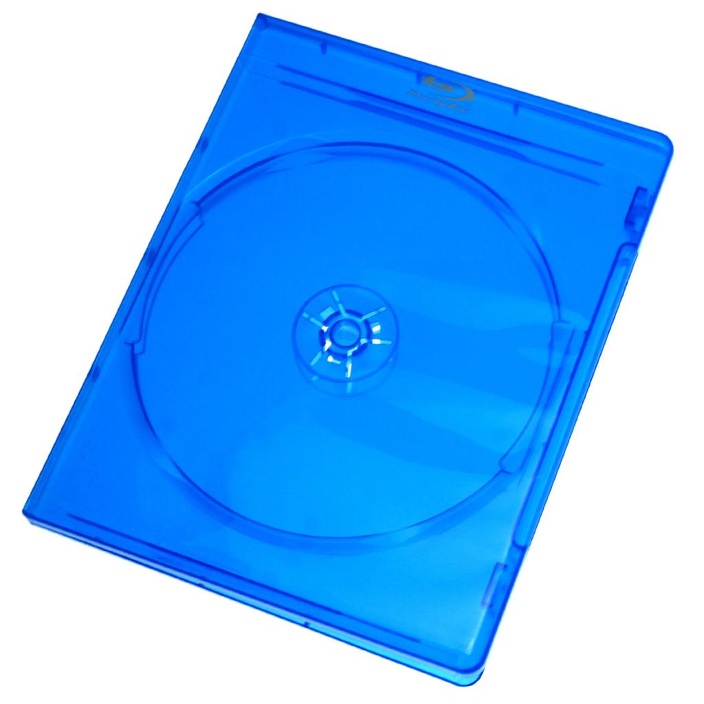 CD DVD Blu-Ray Zwei-Disc Plastik Aufbewahrungskassette 11mm Leere Hülle Cover