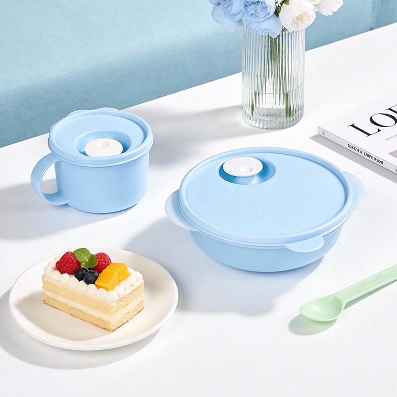 Набор Tupperware из 3 предметов для обеда в микроволновой печи с разделителями и супницей